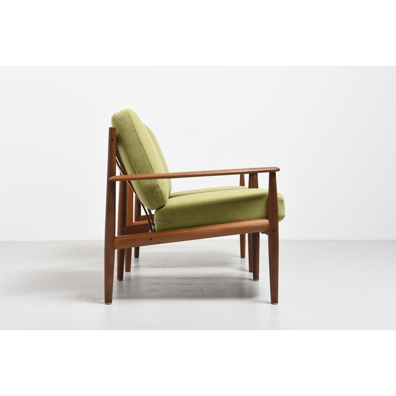 Pair of vintage armchairs in wood by Grete Jalk - 1950s