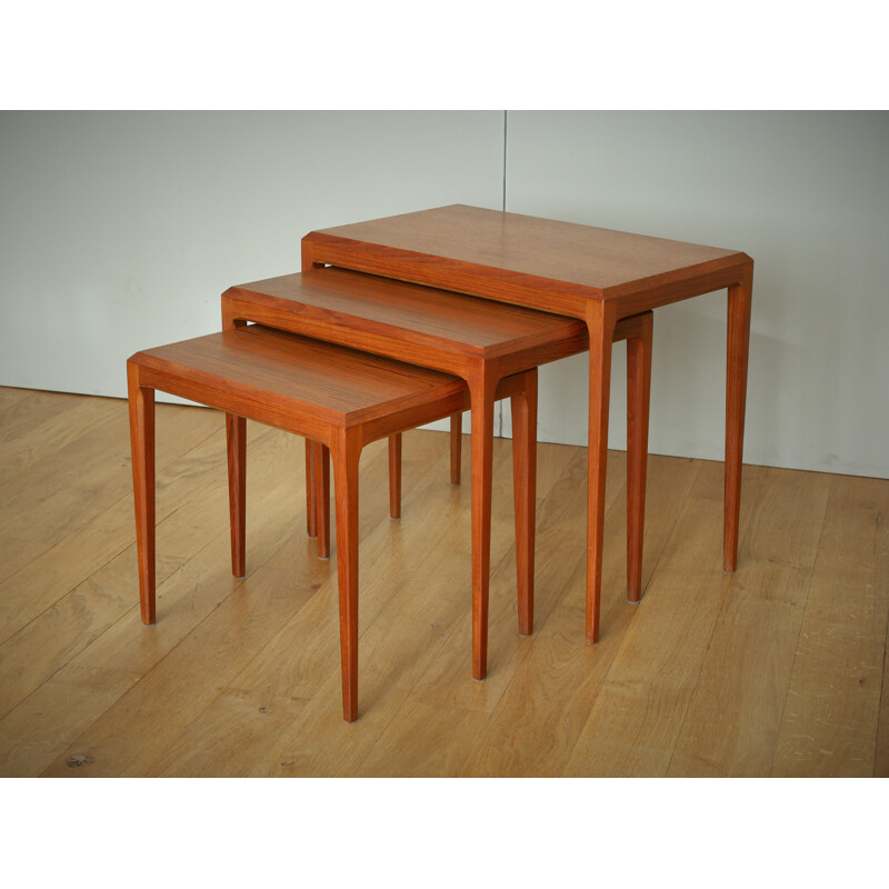 Vintage nesting tables by Johannes Andersen for Silkeborg - 1960s