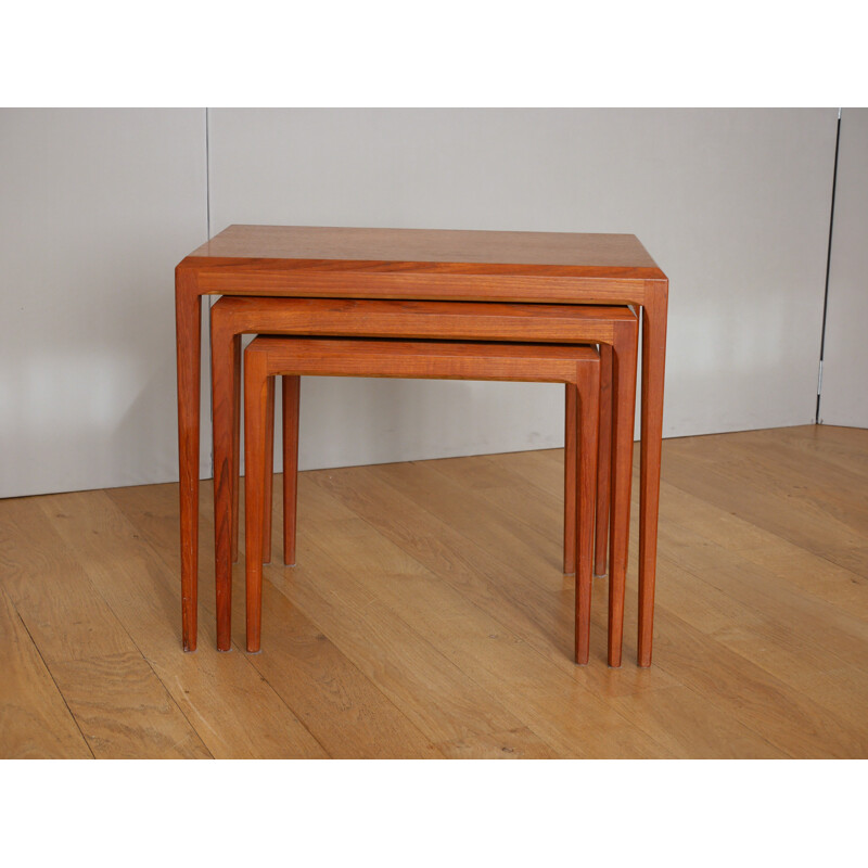 Vintage nesting tables by Johannes Andersen for Silkeborg - 1960s