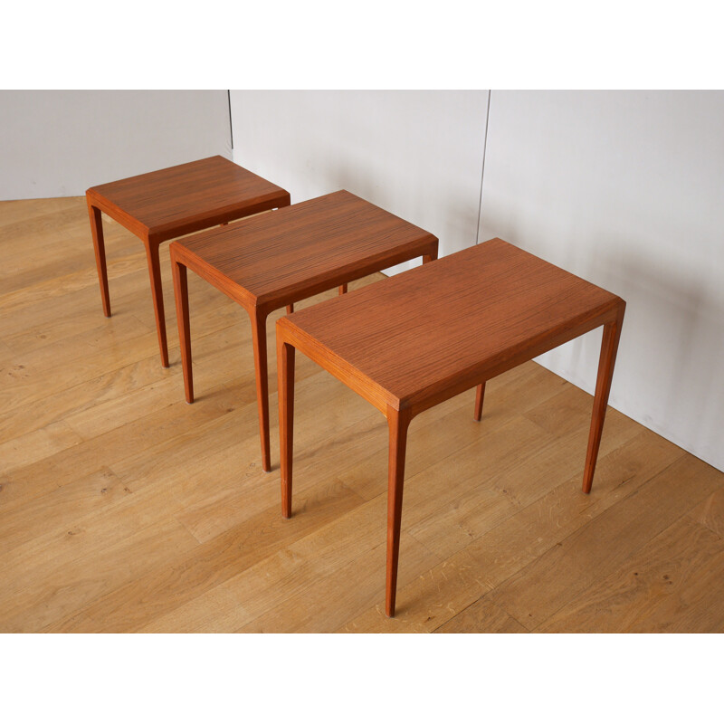 Vintage nesting tables by Johannes Andersen for Silkeborg - 1960s