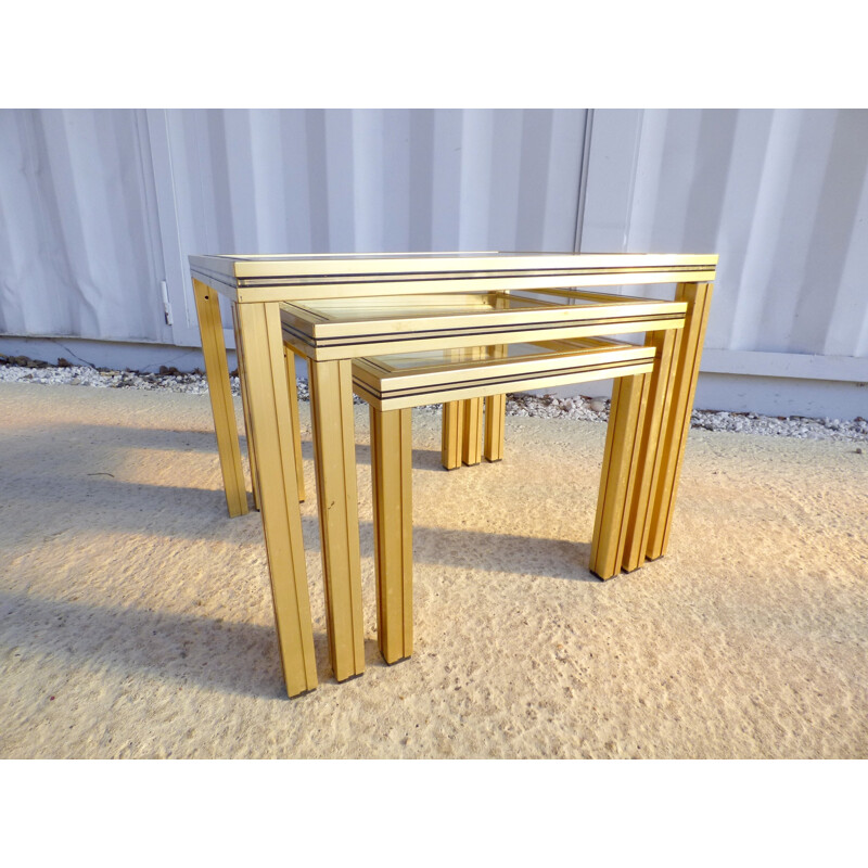 Vintage nesting table by Pierre Vandel - 1970s