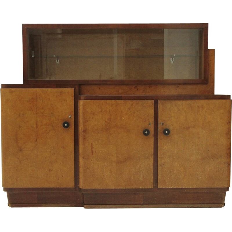 Rationalist Italian Sideboard with showcase - 1930s