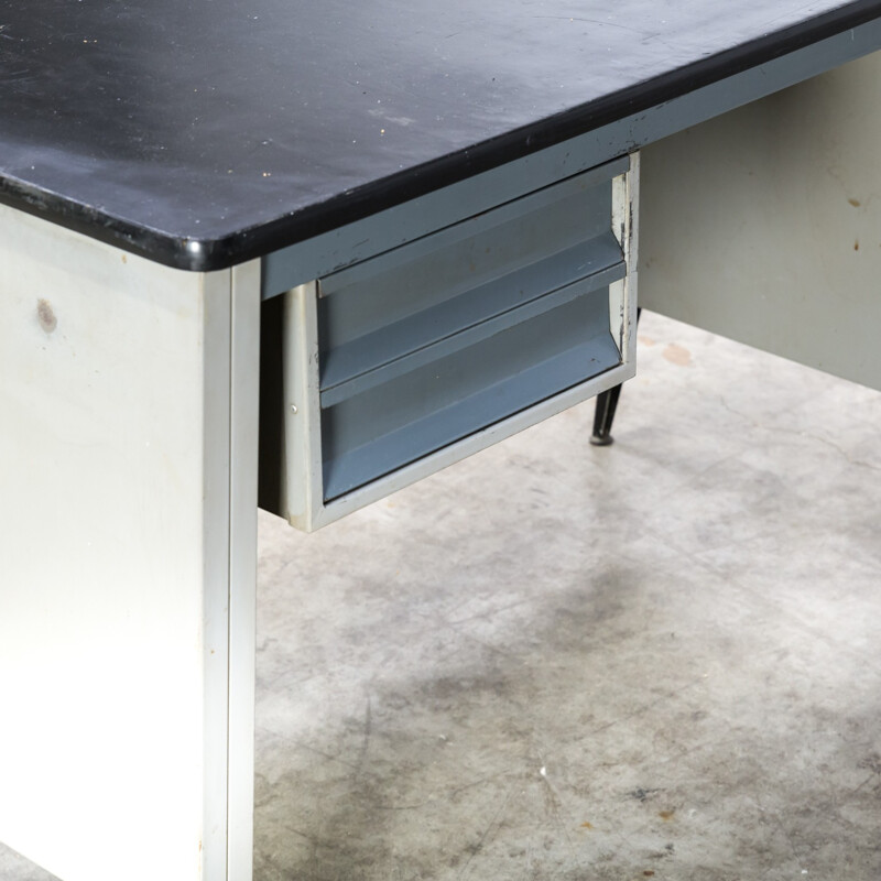 Vintage metal writing desk - 1970s