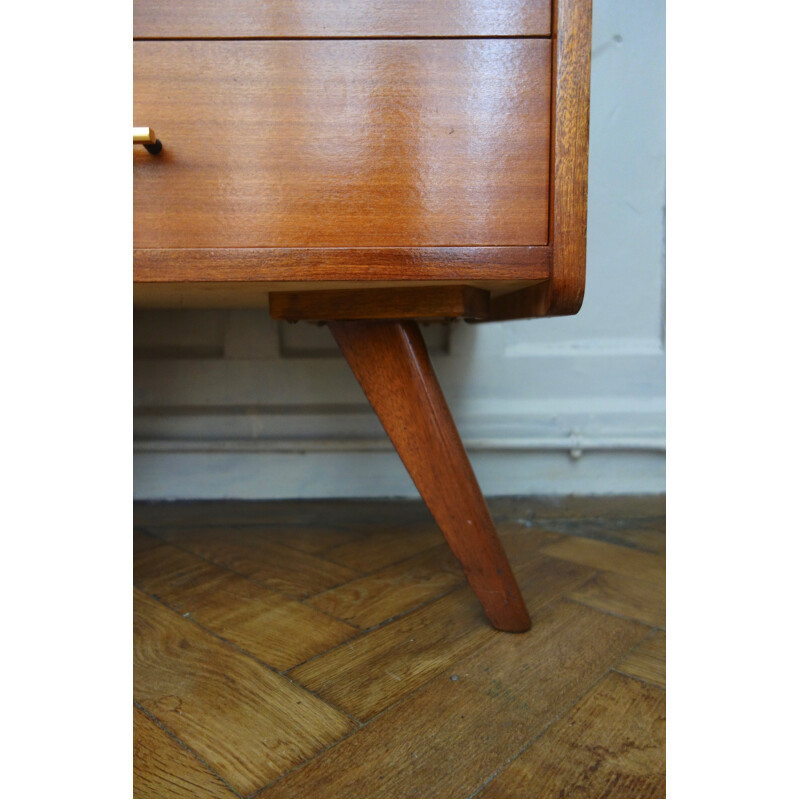 Vintage teak weekly record chiffonnier - 1950s