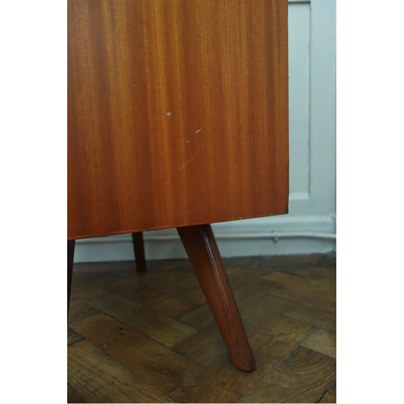 Vintage teak weekly record chiffonnier - 1950s