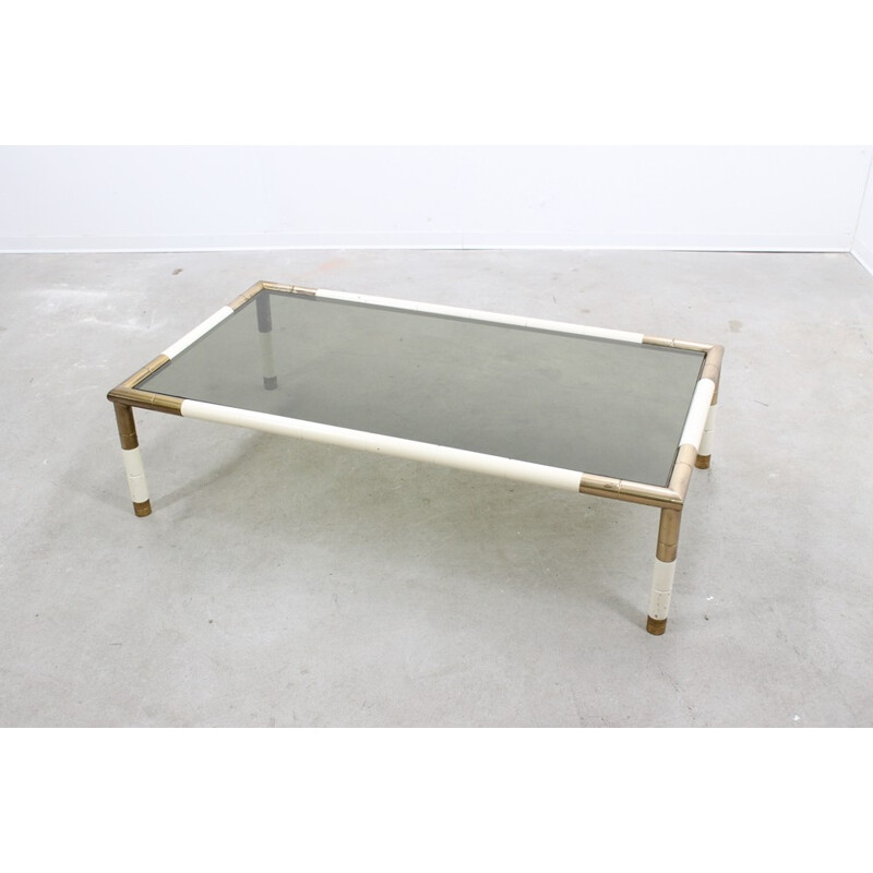 Large Italian vintage Coffee Table by Tommaso Barbi - 1970s