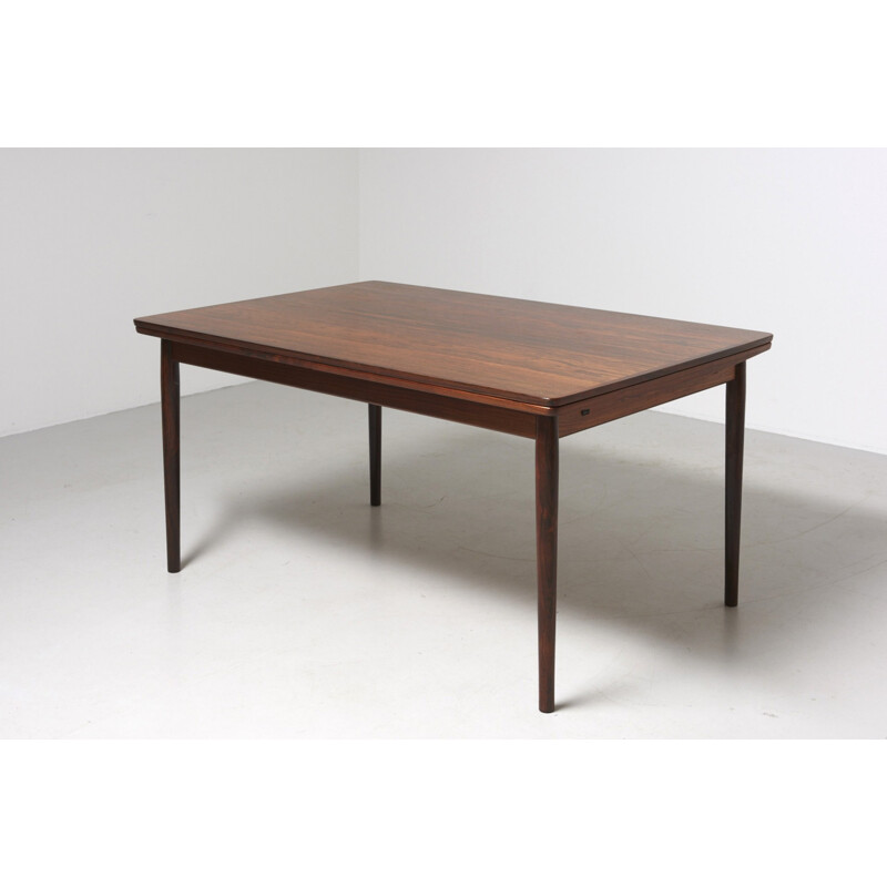 Table à repas en palissandre vintage par Arne Vodder - 1950