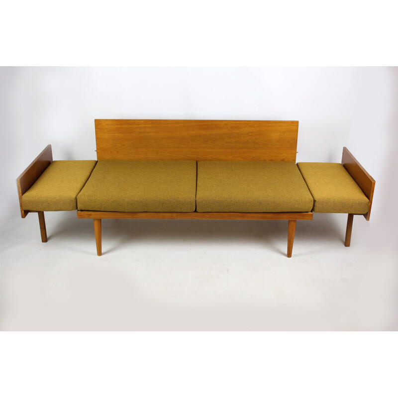 Canapé-lit vintage minimaliste - 1960
