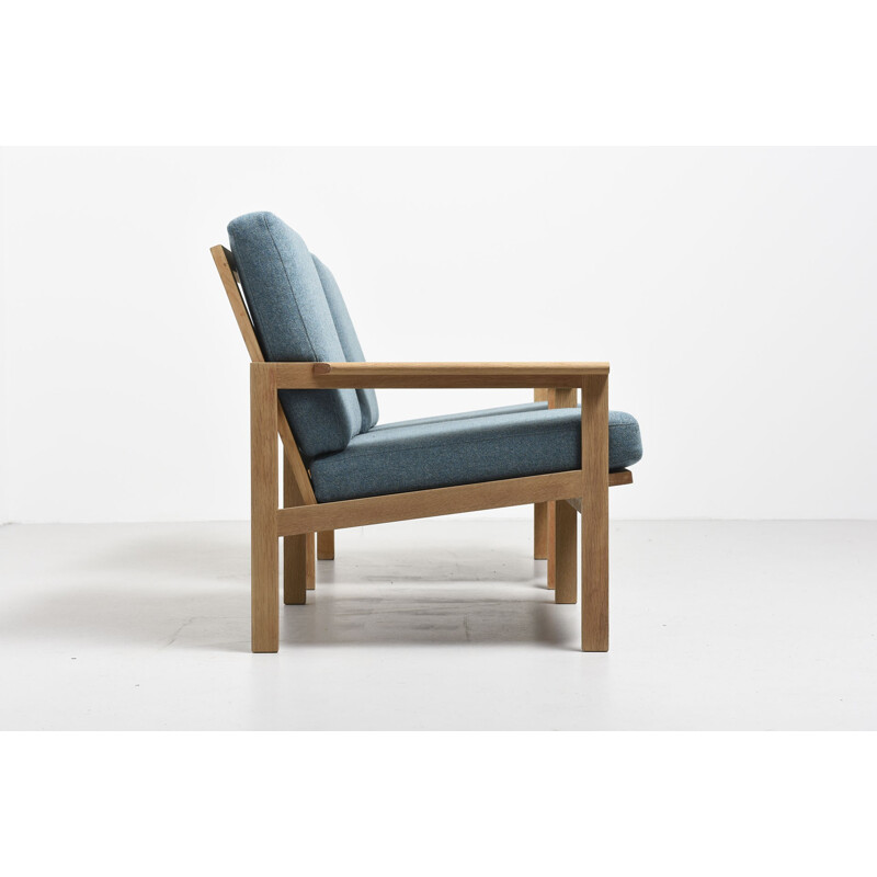 Set of 2 Capella armchairs in oak by  Illum Wikkelso - 1950s