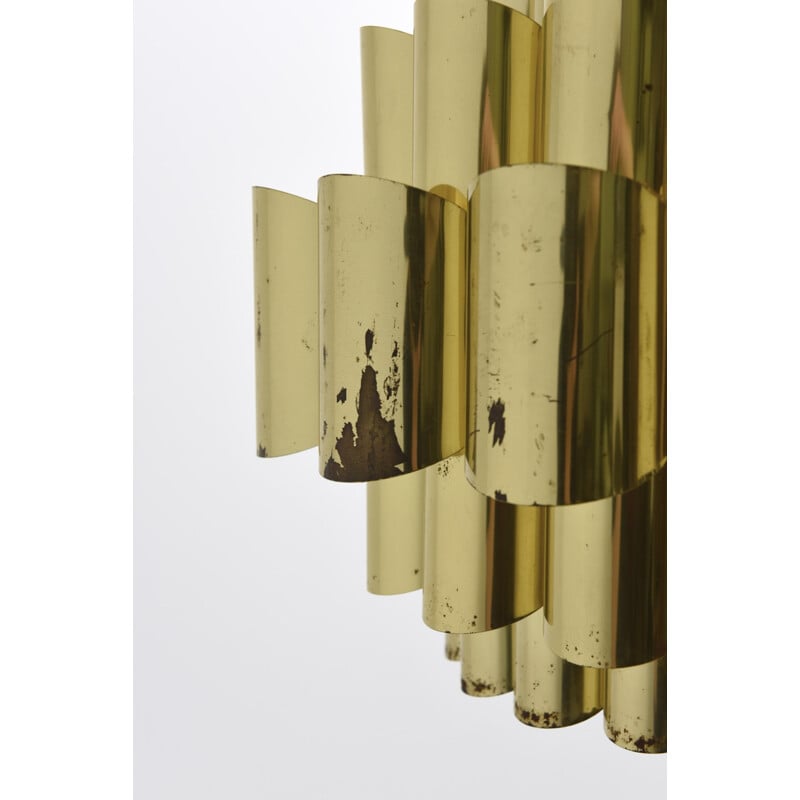 Vintage Large Brass Pendant by Thorsten Orrling for Hans Agne Jakobsson - 1960s