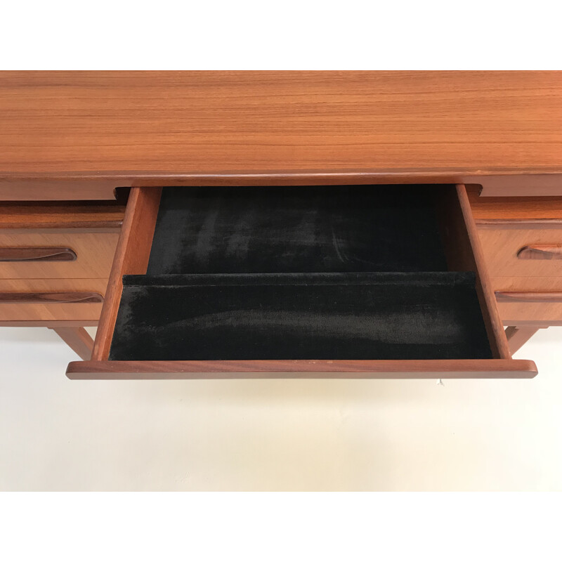 Vintage teak G-Plan desk by V.Wilkins - 1960s