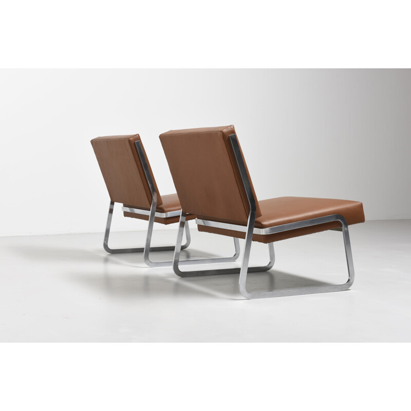 Suite de 2 fauteuils lounge allemands par Lubke Paul Sumi - 1960