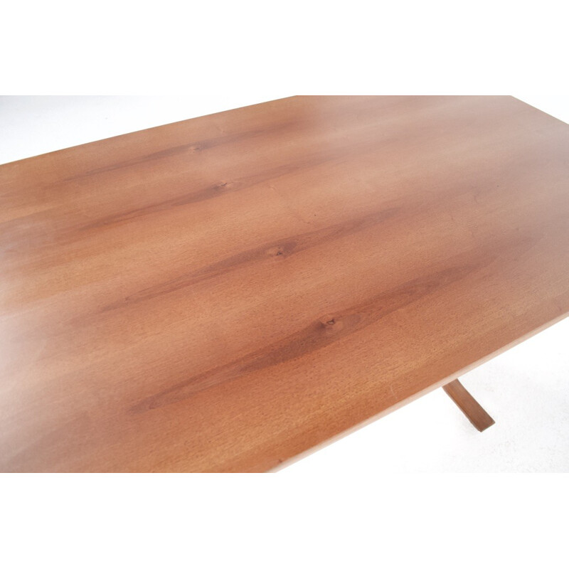 Vintage dining table in rosewood by Gianfranco Frattini for Bernini - 1960s