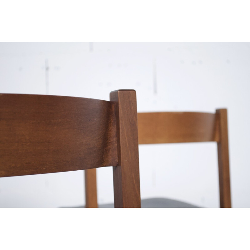 Set of 6 chairs model 104 by Gianfranco Frattini - 1960s