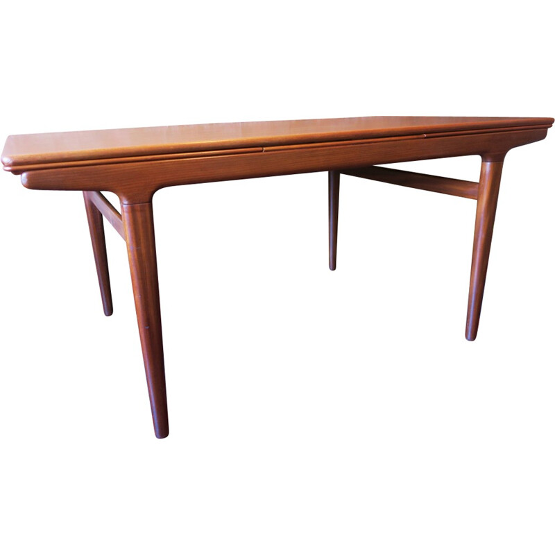 Large Extendable Teak Dining Table by Johannes Andersen for Uldum - 1960s