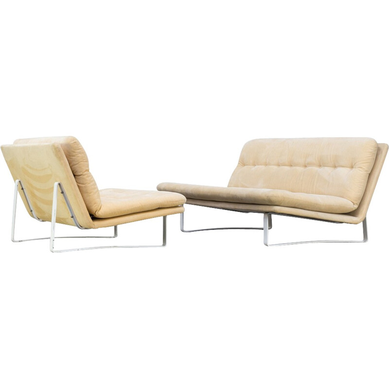 Vintage C684 seating set by Kho Liang Ie for Artifort - 1960s
