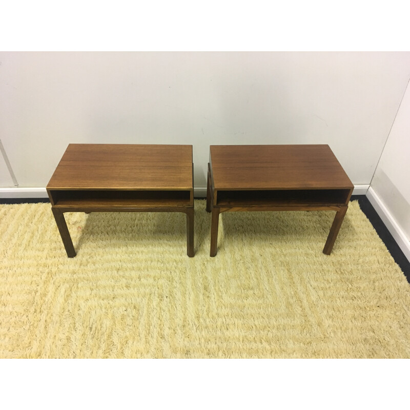 Mid-century rosewood bedsides by Aksel Kjersgaard - 1960s