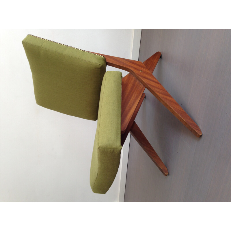 2 x FB18 Scissor armchair by Jan Van Grunsven for Pastoe - 1960s