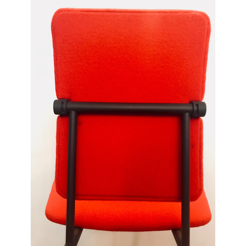 Vintage red dining chair, peter Ghyczy - 2000s