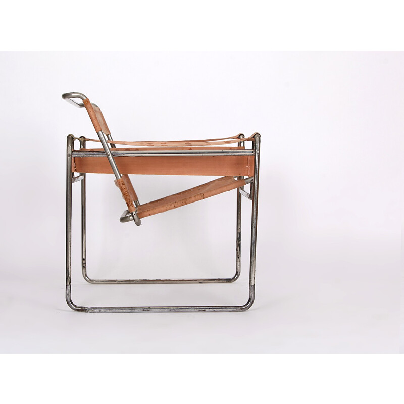 Vintage Wassily Chair by Marcel Breuer for Thonet France - 1920s