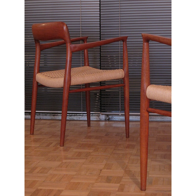 Set of 2 arcmchairs "Model 56" by Niels Moller for J. L. Mollers Mobelfabrik - 1954