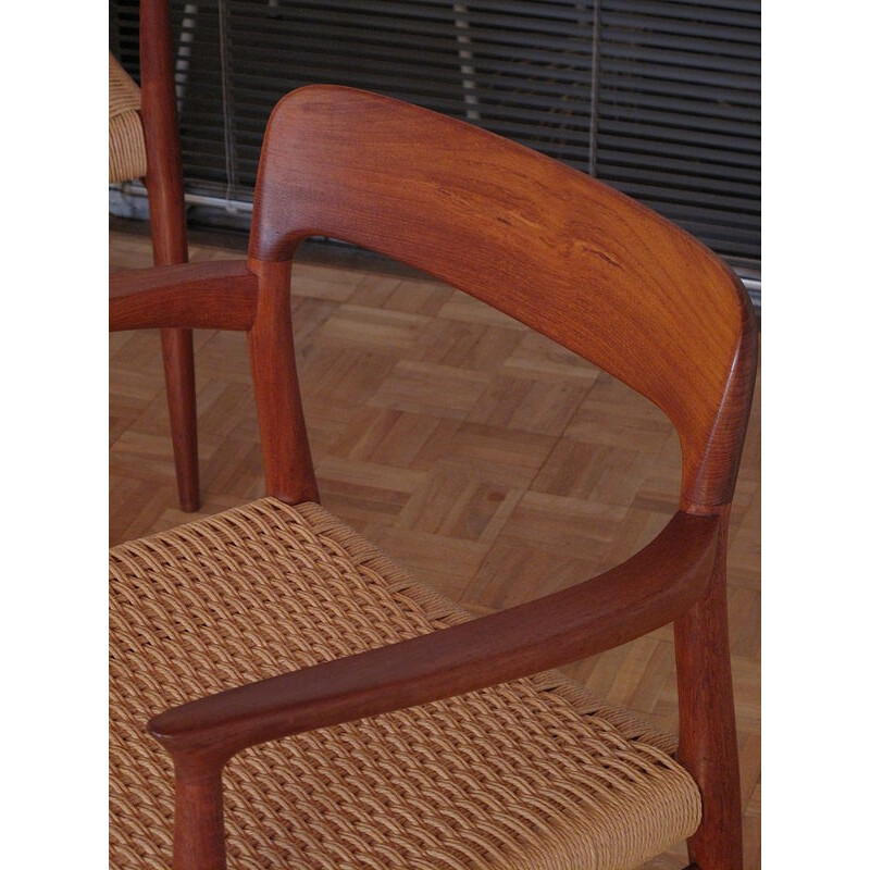 Set of 2 arcmchairs "Model 56" by Niels Moller for J. L. Mollers Mobelfabrik - 1954