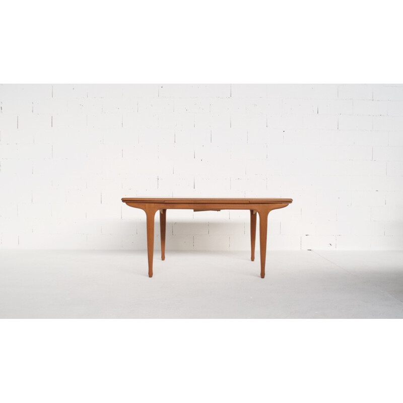 Vintage french teak table - 1960s.