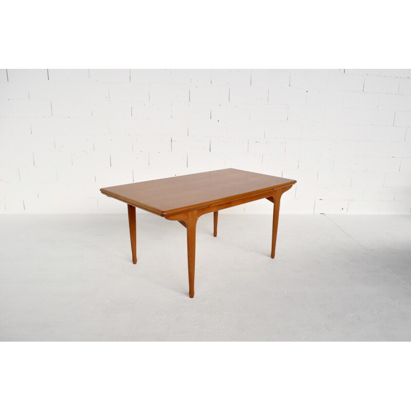 Vintage french teak table - 1960s.