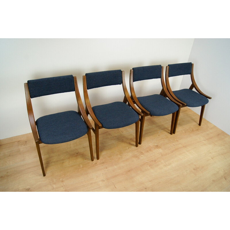 Set of 4 Polish Ski Jumper Chairs from Zamojska - 1970s