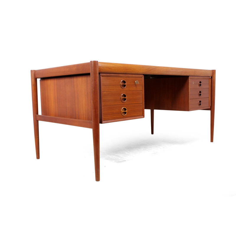 Vintage Danish Teak Desk - 1960s