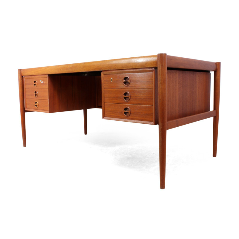 Vintage Danish Teak Desk - 1960s