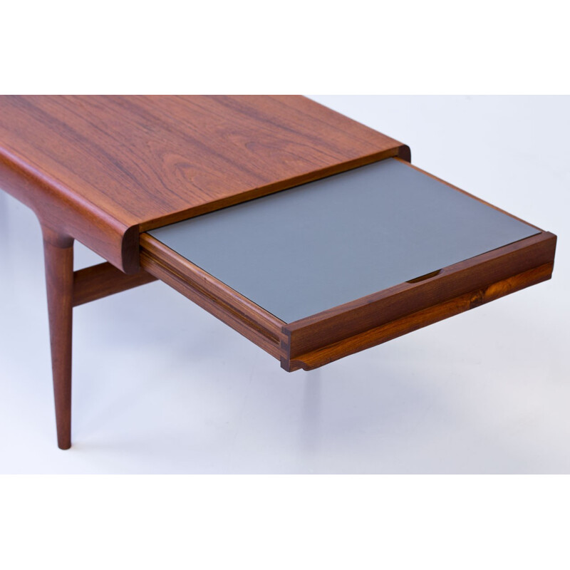 Vintage Teak Extendable Coffee Table by Johannes Andersen for CFC Silkeborg - 1960s