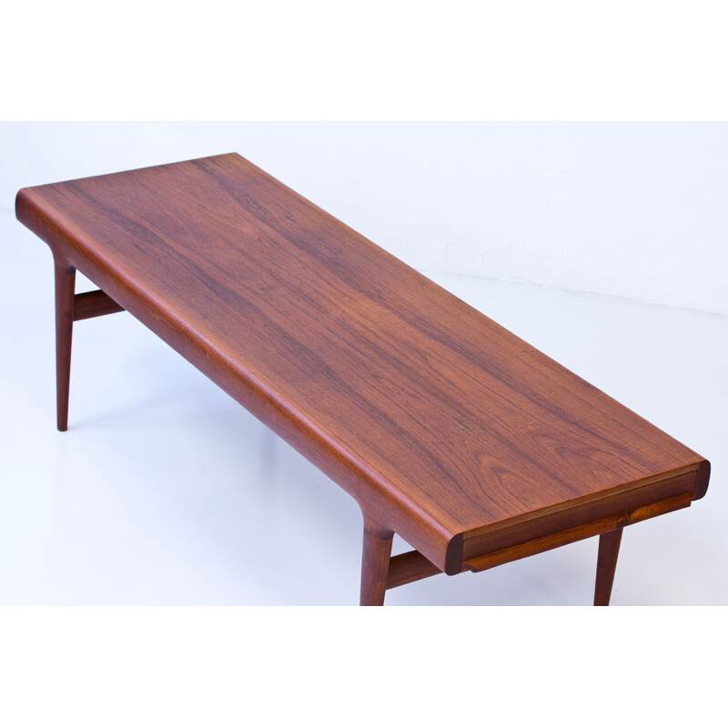 Vintage Teak Extendable Coffee Table by Johannes Andersen for CFC Silkeborg - 1960s