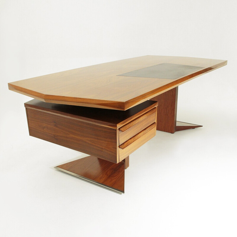 Vintage italian modernist executive desk - 1960s