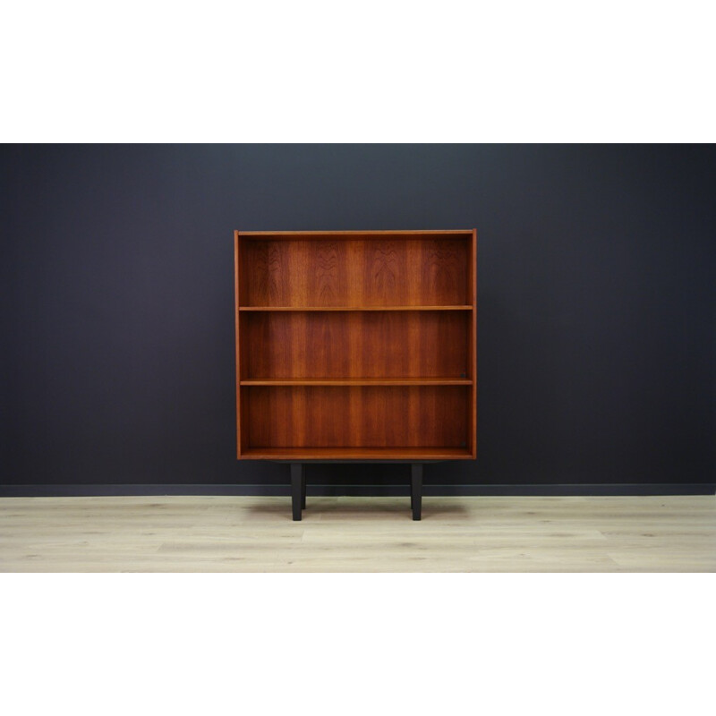 Vintage bookcase in scandinavian teak - 1960s