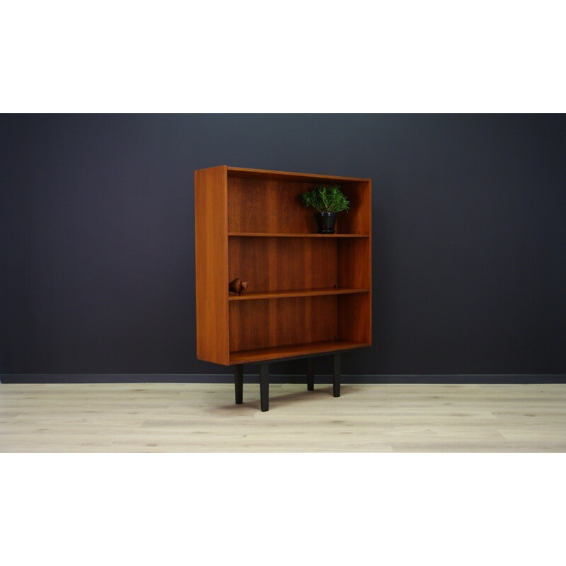 Vintage bookcase in scandinavian teak - 1960s