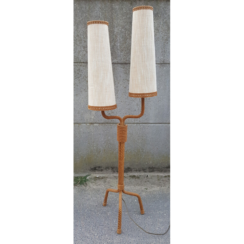 Vintage tripod floor lamp model "Spirit"  by Audoux and Minet  - 1960s