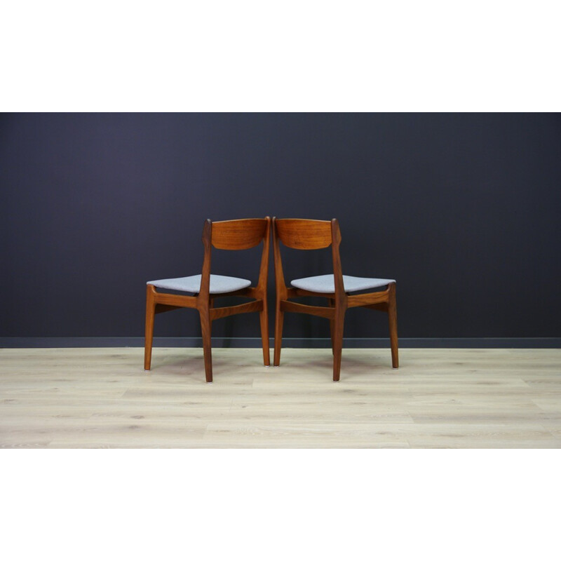 Vintage chairs teak danish - 1970s