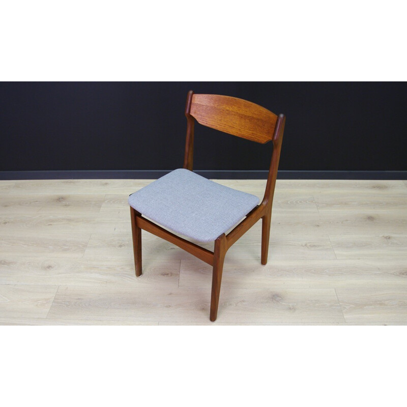 Chaises vintage en teck au design danois - 1970