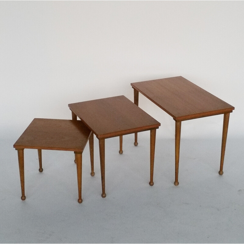 Vintage Teak Nesting Tables - 1960s