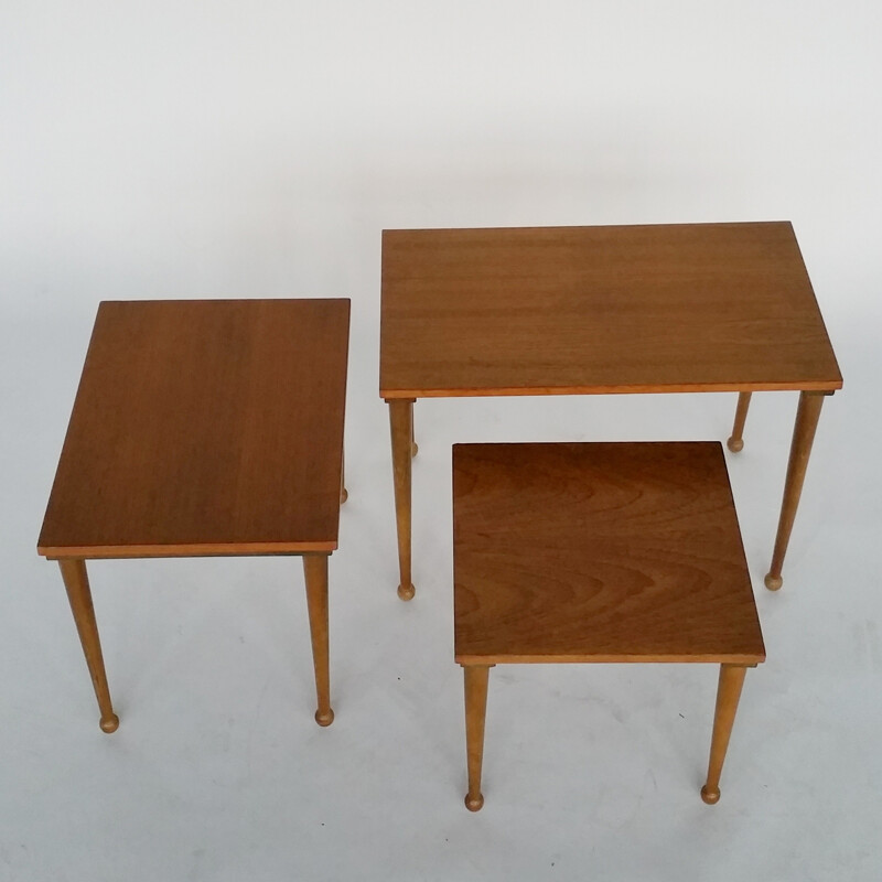 Vintage Teak Nesting Tables - 1960s