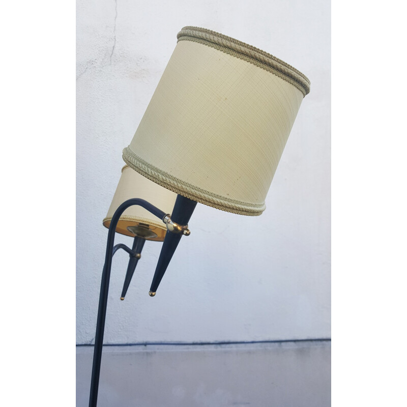 Vintage Floor lamp with 3 lights - 1950s