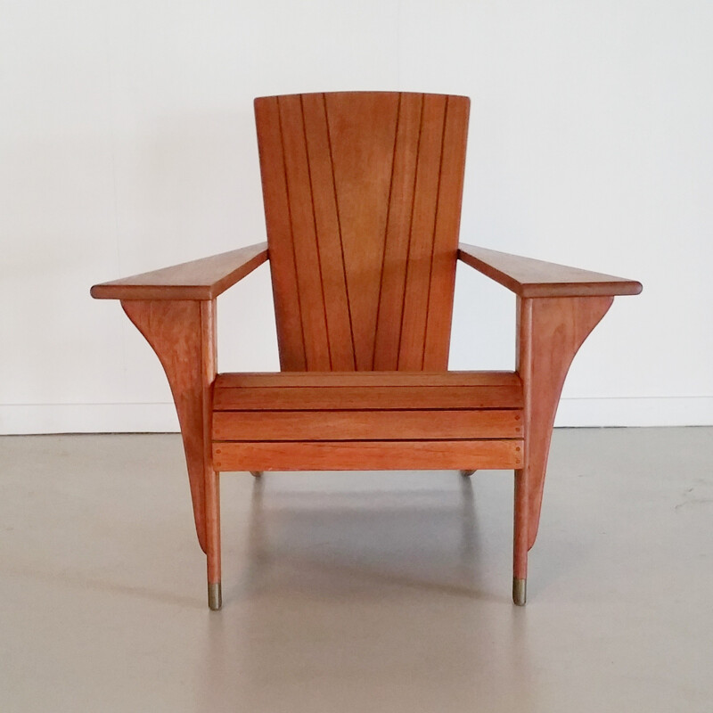 Fauteuil vintage par Klaus Wettergren pour Teak Farm - 1980