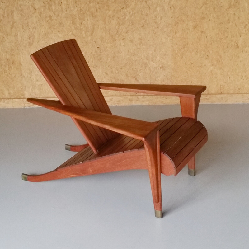 Mid-century Meditation armchair by Klaus Wettergren for Teak Farm - 1980s