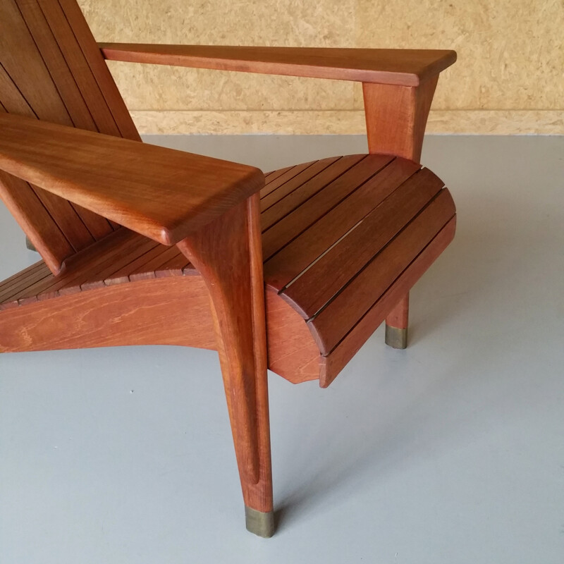 Mid-century Meditation armchair by Klaus Wettergren for Teak Farm - 1980s