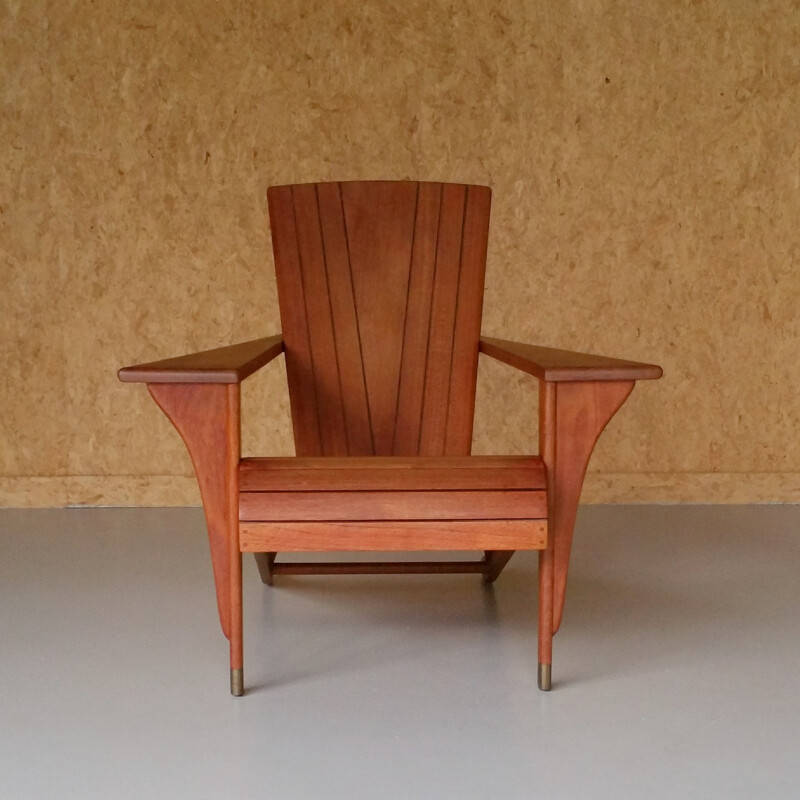 Fauteuil vintage par Klaus Wettergren pour Teak Farm - 1980