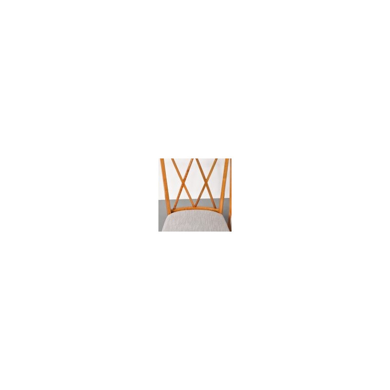 Chaises à repas en bouleau vintage par PATIJN - 1950