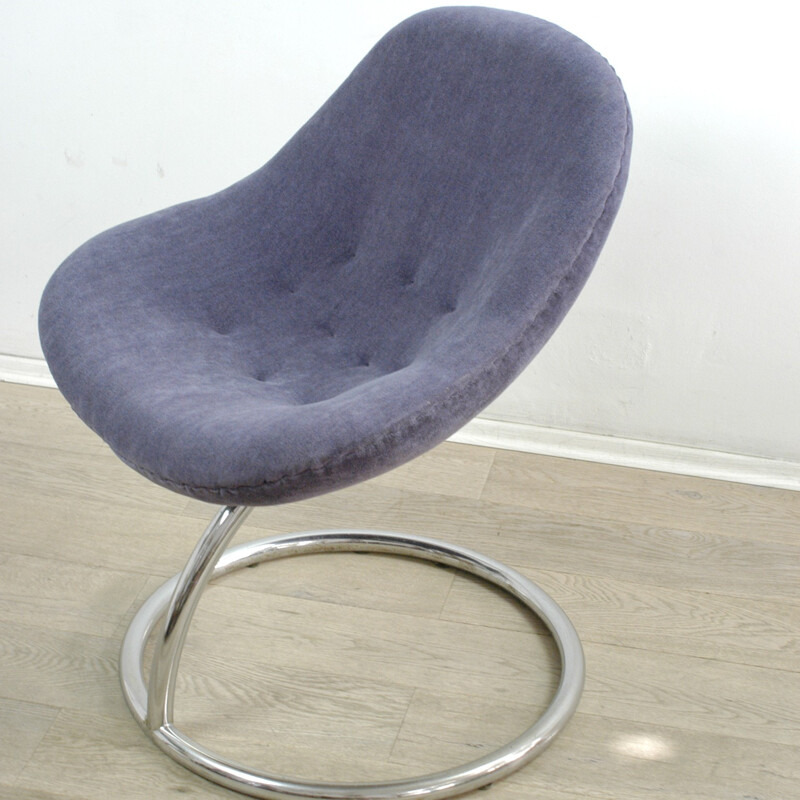 Italian mid-century Chrome Cocktail armchair - 1960s