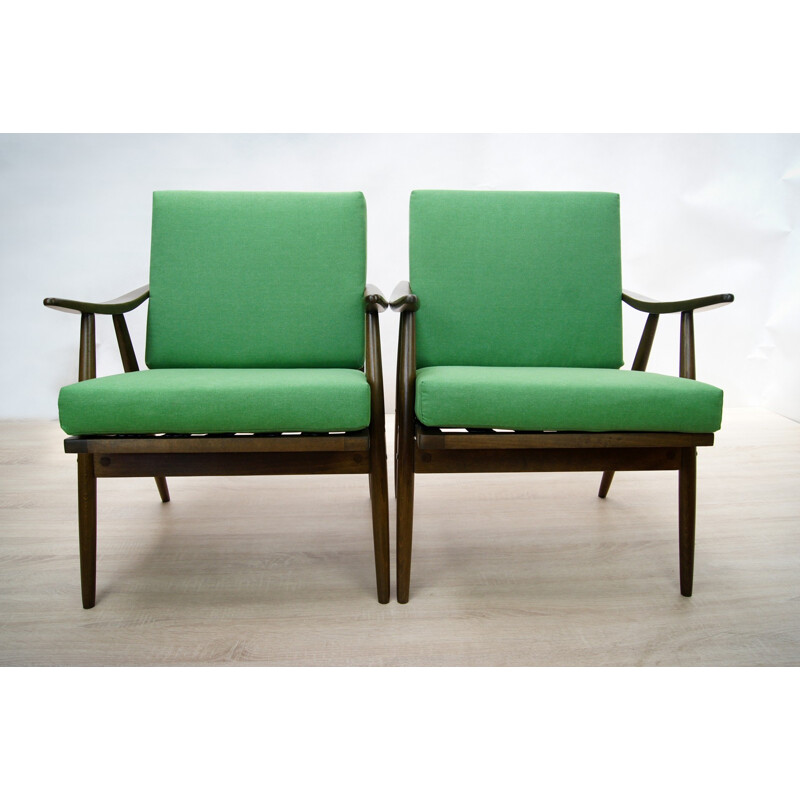 Mid-century Czechoslovak Armchairs from TON - 1960s