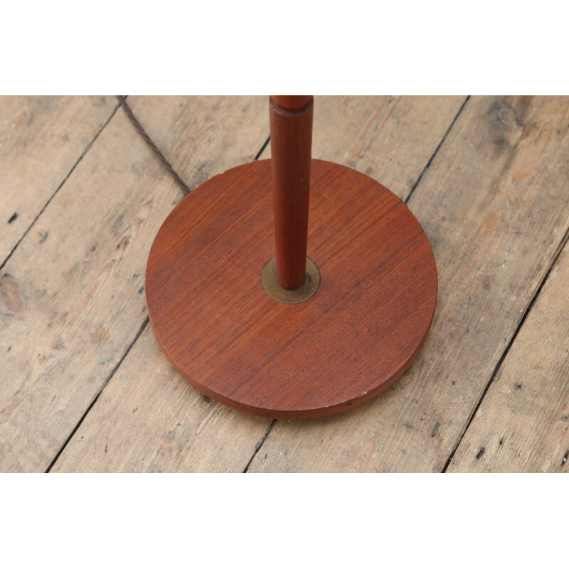 Danish Mid Century Teak Floor Lamp - 1950s